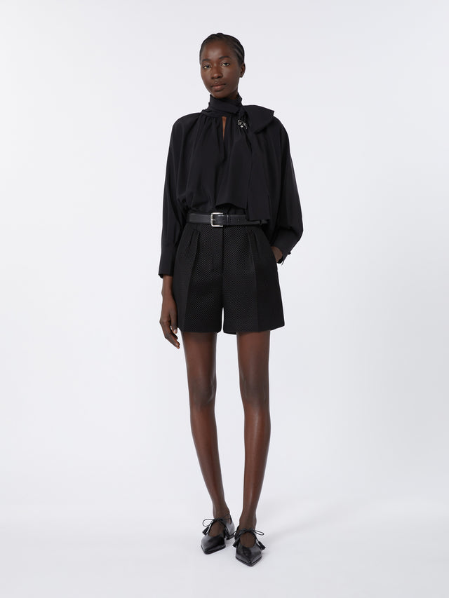 Loose, pure silk blouse