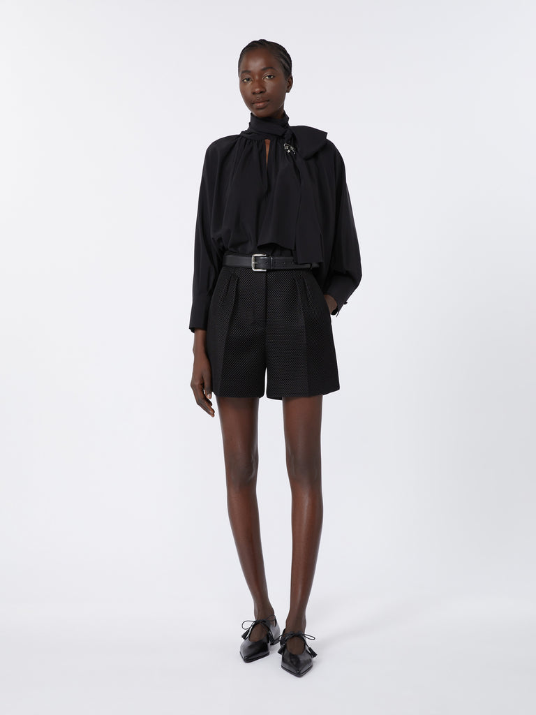 Loose, pure silk blouse