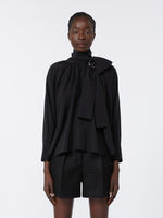 Loose, pure silk blouse