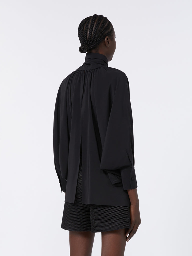 Loose, pure silk blouse