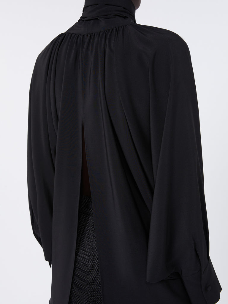 Loose, pure silk blouse