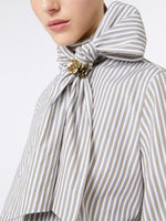 Striped cotton blouse