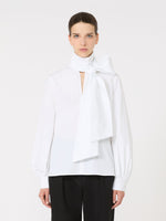 Stretch cotton blouse