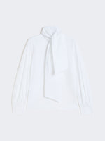 Stretch cotton blouse