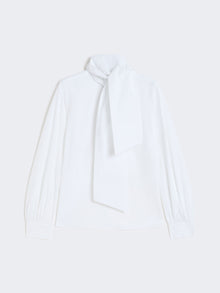 Stretch cotton blouse