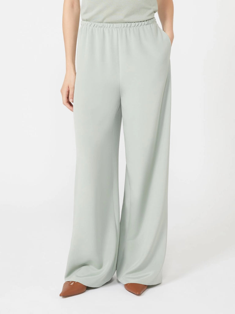 Silk crêpe de Chine trousers