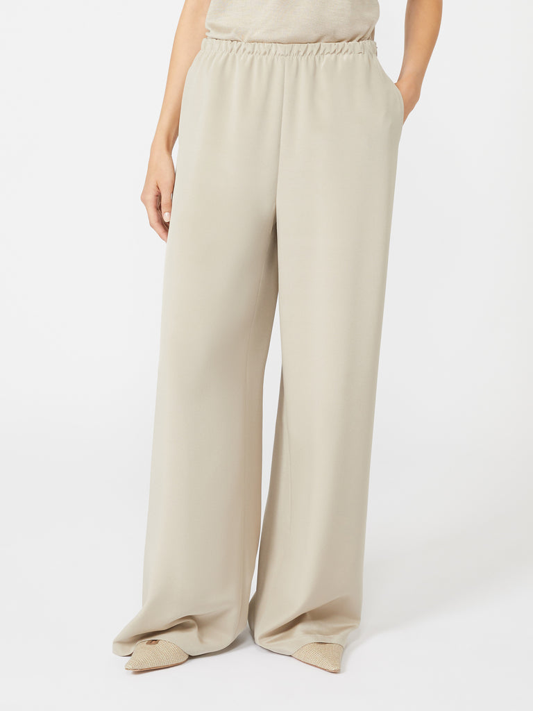 max mara silk crêpe de chine trousers
