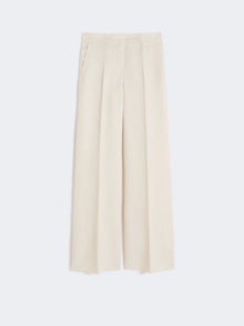 max mara wide-fit linen trousers for women