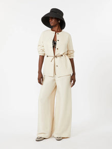 Linen and silk trousers