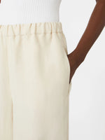 Linen and silk trousers