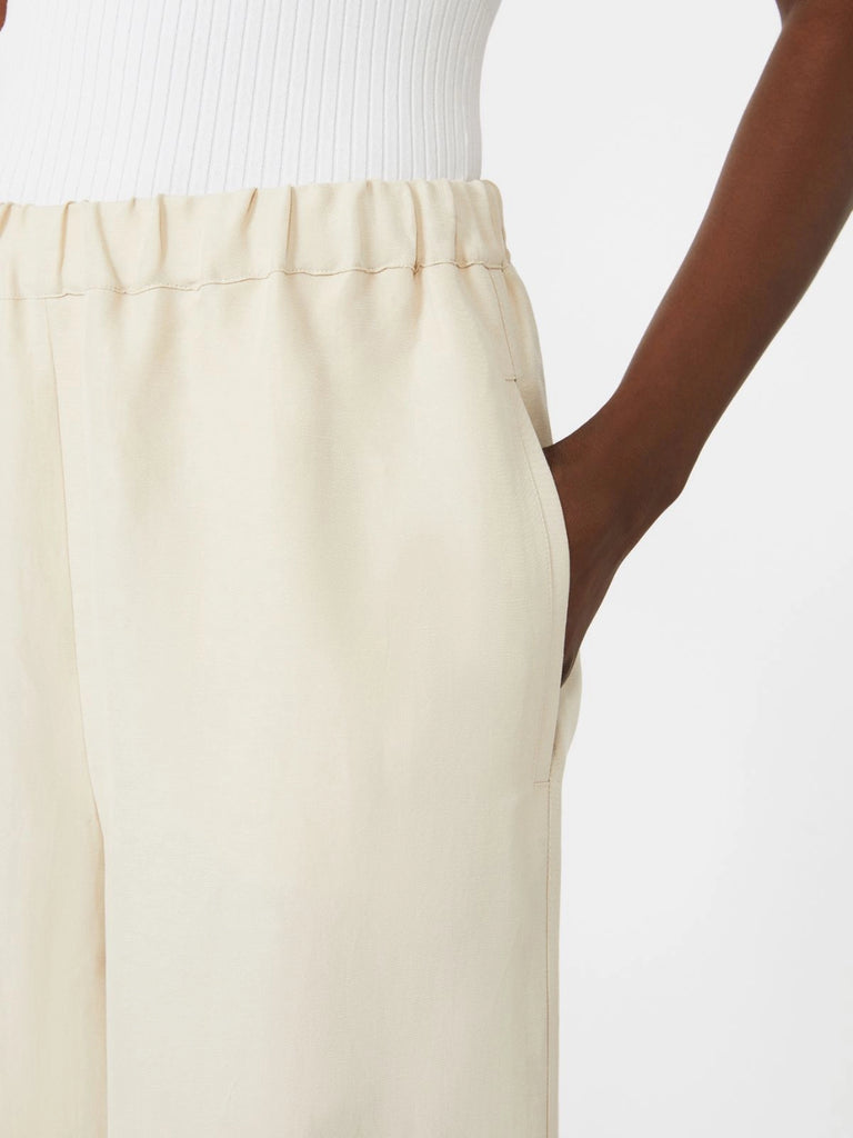 Linen and silk trousers