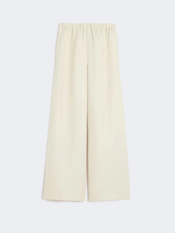 Linen and silk trousers