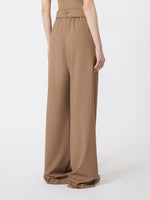 Stretch wool cloth trousers