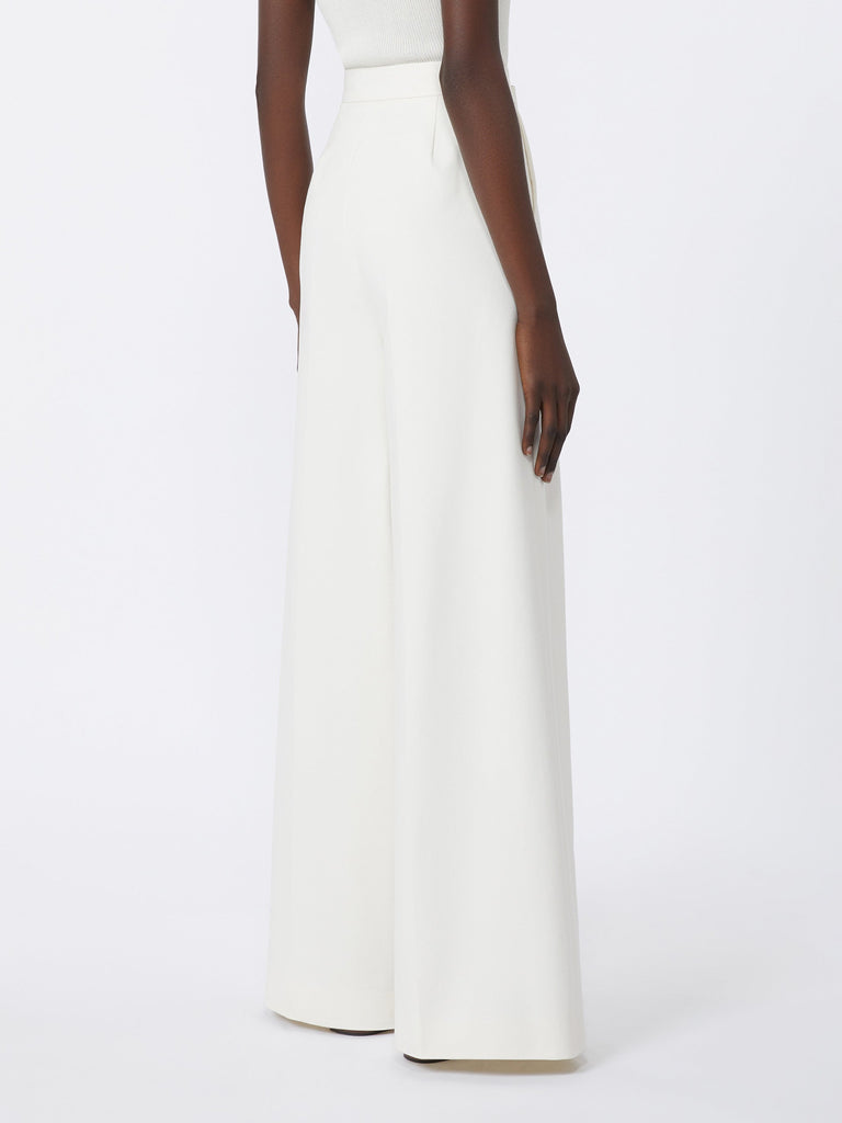 Wide-fit cotton trousers