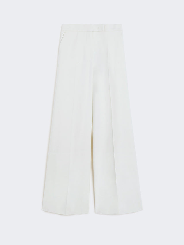 Wide-fit cotton trousers