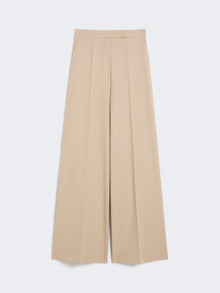 Wide-fit cotton trousers