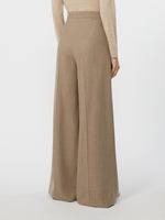 Cashmere foulé trousers