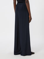 max mara relaxed-fit heavy silk trousers for women