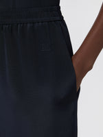 max mara relaxed-fit heavy silk trousers for women