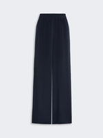 max mara relaxed-fit heavy silk trousers for women