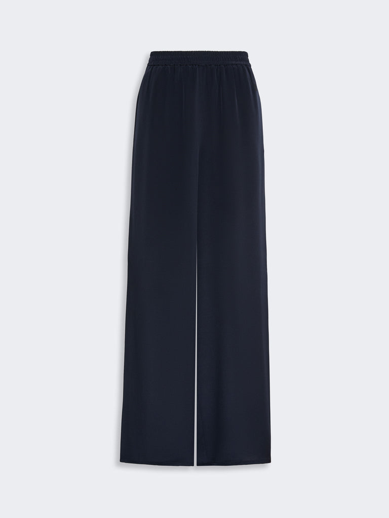max mara relaxed-fit heavy silk trousers
