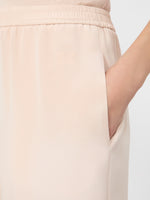 max mara relaxed-fit heavy silk trousers for women