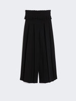 Plissé-pleated cady trousers
