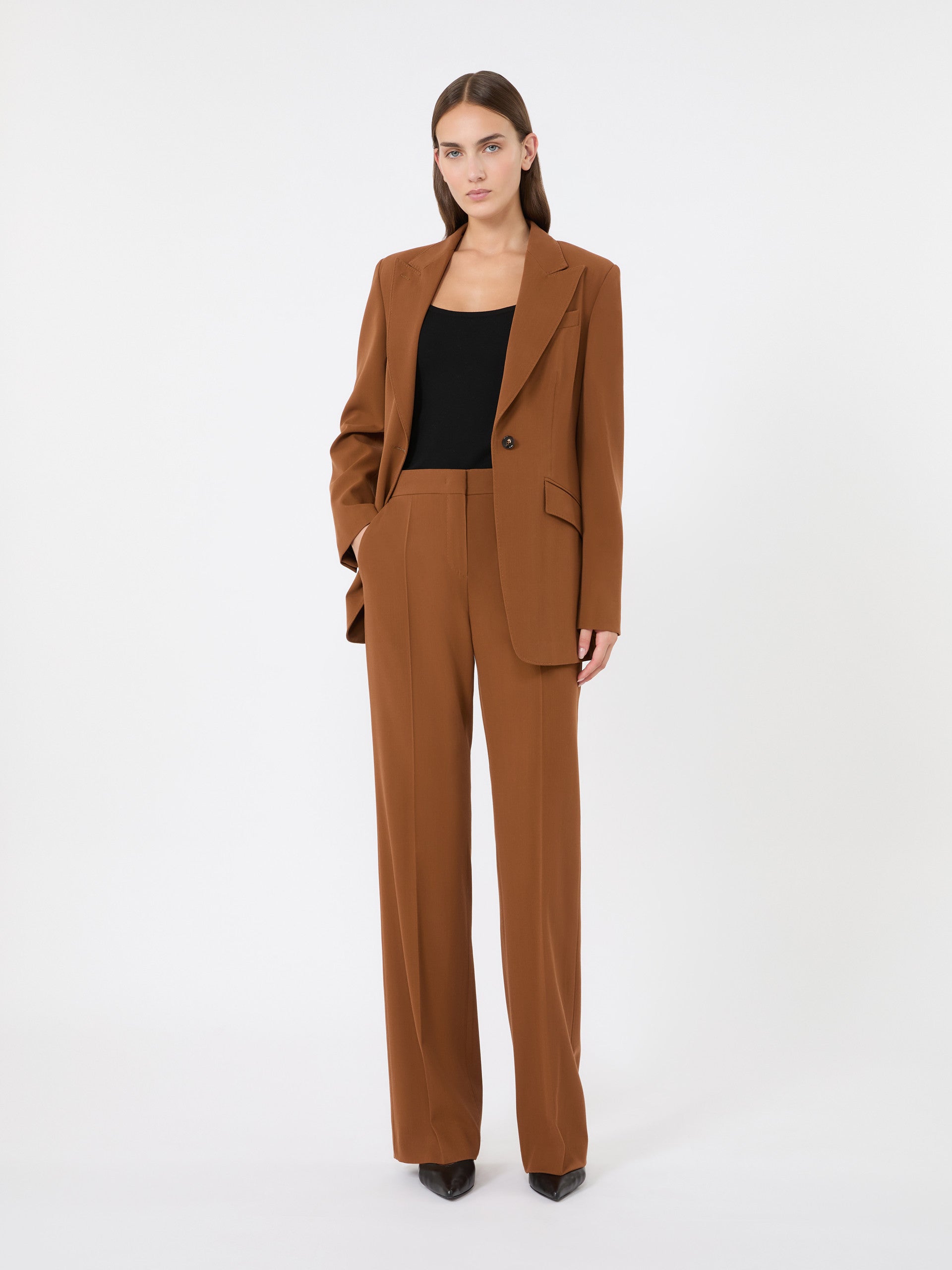 Max Mara Wool gabardine trousers for Women