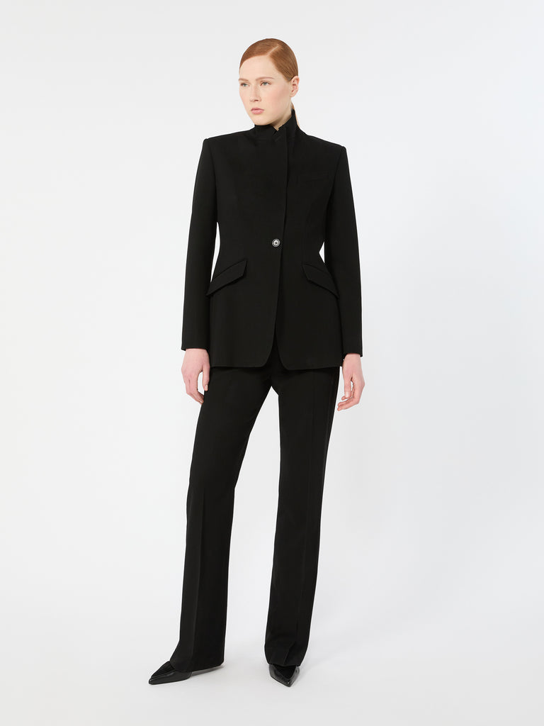max mara بنطال من جبردين صوف