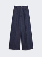 Wide-leg denim jeans