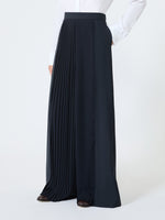 max mara wool trousers with plissé-pleated detail for women