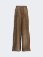 max mara printed silk relaxed trousers for women