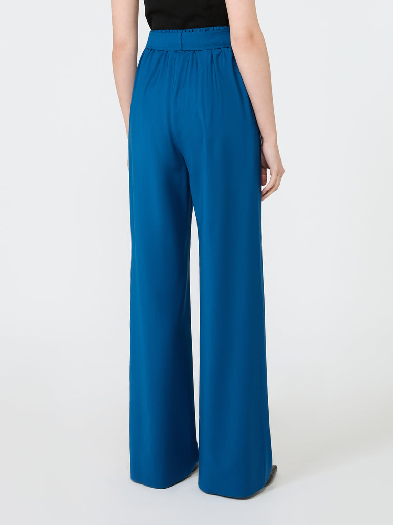 max mara wool trousers with belt