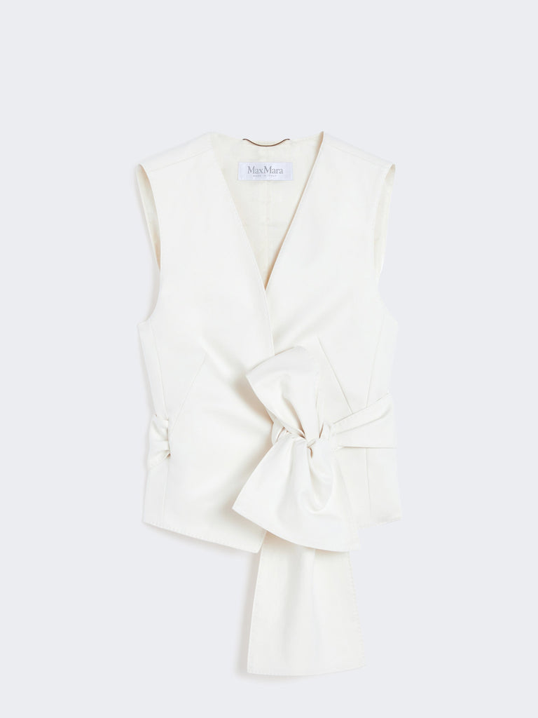 Slim-fit cotton canvas gilet