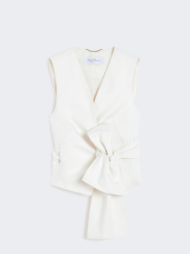 Slim-fit cotton canvas gilet