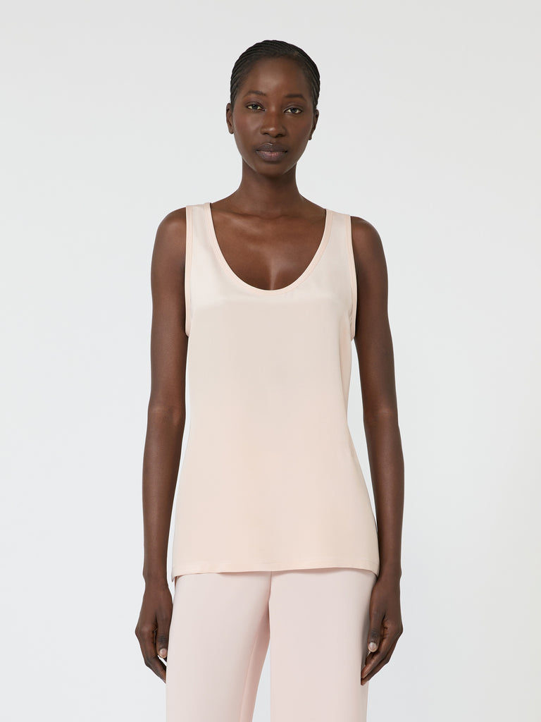 max mara silk crepe de chine top