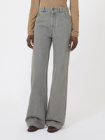 Straight-fit denim trousers