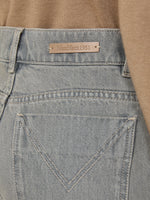 Straight-fit denim trousers