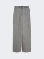 Straight-fit denim trousers