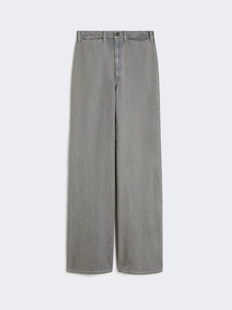 Straight-fit denim trousers