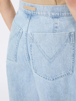 Wide-fit denim jeans