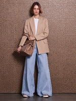 Wide-fit denim jeans