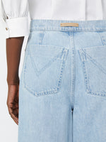 max mara wide leg denim jeans for women