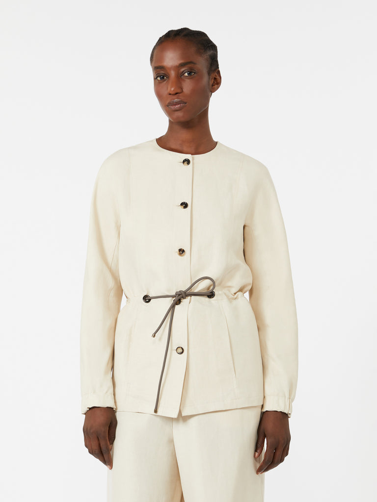 Linen and silk shirt