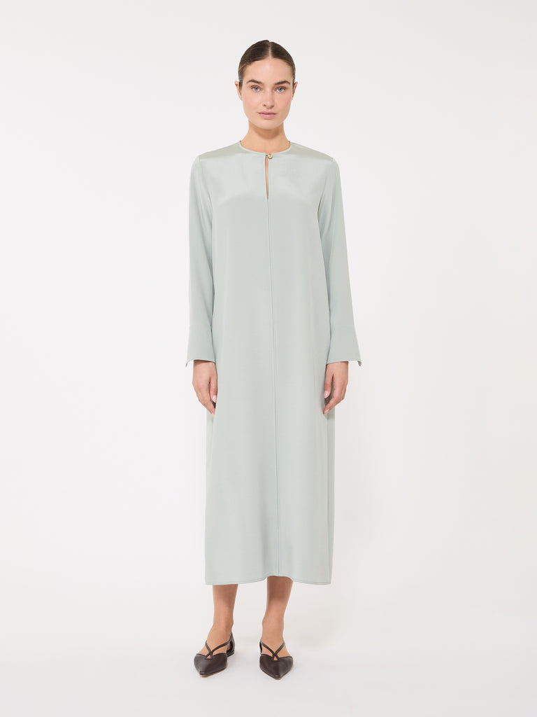 max mara stretch silk crepe de chine kaftan