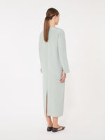 Stretch silk crepe de chine kaftan