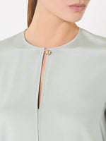 Stretch silk crepe de chine kaftan