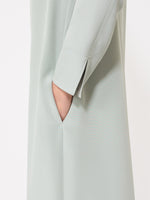 Stretch silk crepe de chine kaftan