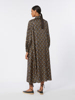 max mara printed silk twill shirt dress for women