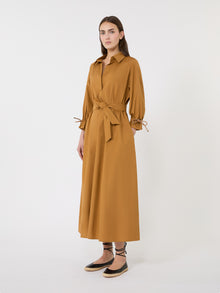 Oversized cotton poplin dress